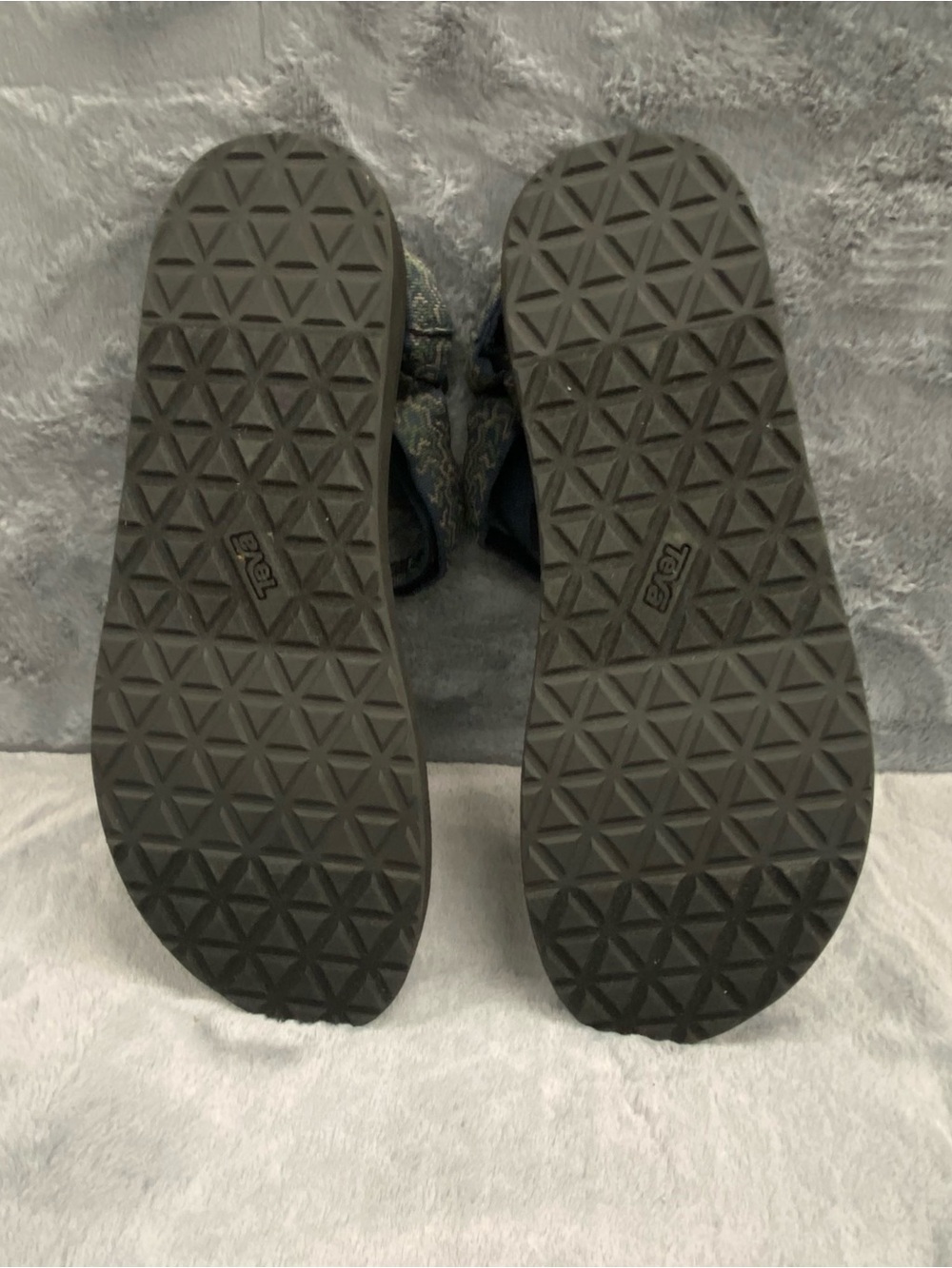 Teva Sport Sandals Mens 13 Black Green Geometric - Picture 9 of 10